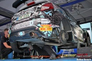 Rallye Český Krumlov: Čtvrtek v areálu výstaviště v Českých Budějovicích